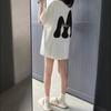 White short-sleeved t-shirt women's summer new pure cotton loose large size half-sleeved t-shirt lower clothes missing small top