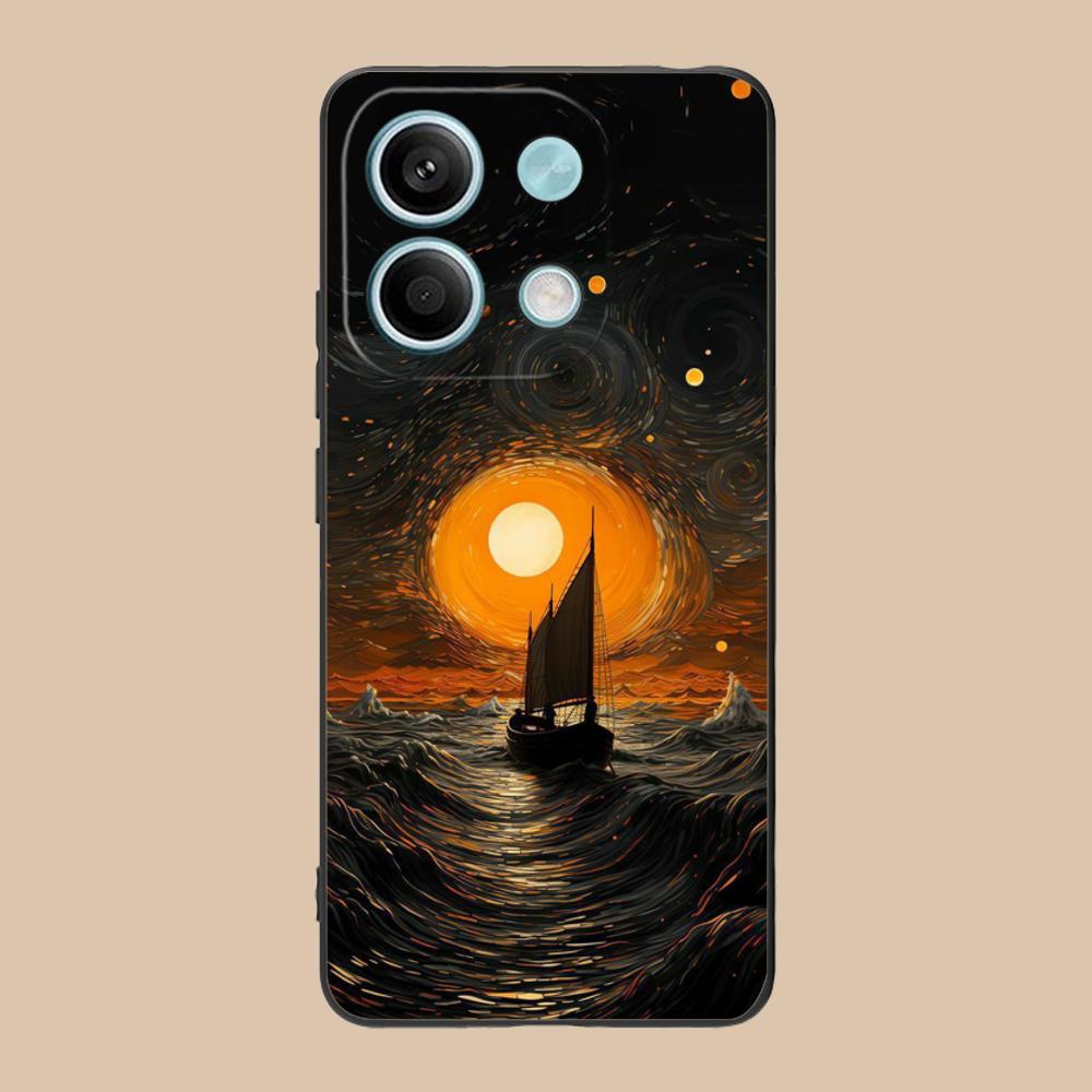 

Abstract Oil Painting Phone Case for Xiaomi 15 14 13 12 Mi 11 T Ultra Lite Pro S X 5G Soft TPU Shockproof Cover Xiaomi 11T Pro