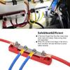 M6 4 Stud Power Distribution Block Terminal with Cover 150A Electrical Terminals Block for Marine Boat Car