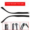 1Pair Eyeglasses Temple Arm Double Tooth Flat Teeth Tr90 Eyeglasses Replacement Anti-Slip Leg Glasses Repair Accessories