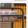 Compact Checkout Counter Shelf for Snacks and Gum Display