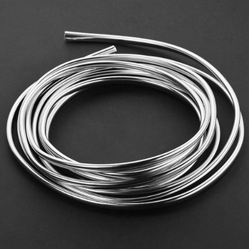 1 Roll 6M Car Styling Mouldings Door Moulding Strip Chrome Car Body Door Edge Moulding Trim Strip Scratch Guard Protector