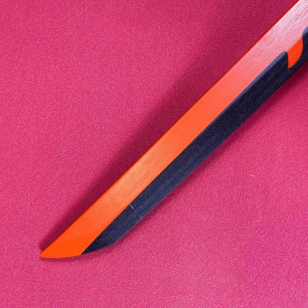 40inch Demon Slayer Tanjirou Katana Samurai Sabre Real Size Japanese Katana Kimetsu No Yaiba Sword Blade Anime Cosplay Prop Toy