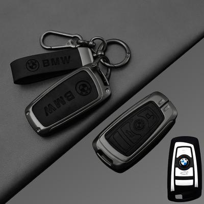 Fashion Zinc Alloy Car Key Case Cover Holder For F30 F20 F10 F18 F22 F01 X3 X4 F06 F02 M3 M5 Protector Keychain Accessories