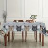 1PC Gray Bottom Cat PE Tablecloth Cute Cat Theme Birthday Party Decorations Kids Favors Gift Table Cover Baby Shower Supplies