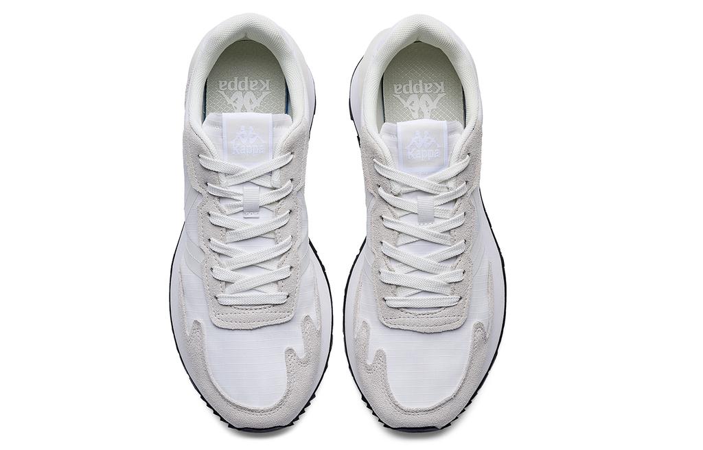 Men's Sneakers Kappa Breathable Low top Running Shoes Unisex Classic White
