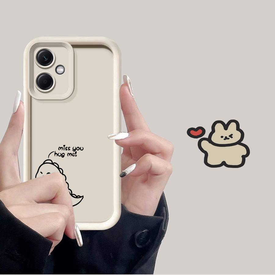 Süße Dinosaurier-Paar Handyhülle für Xiaomi Poco F8 X3 NFC C51 C61 C50 X3 Pro