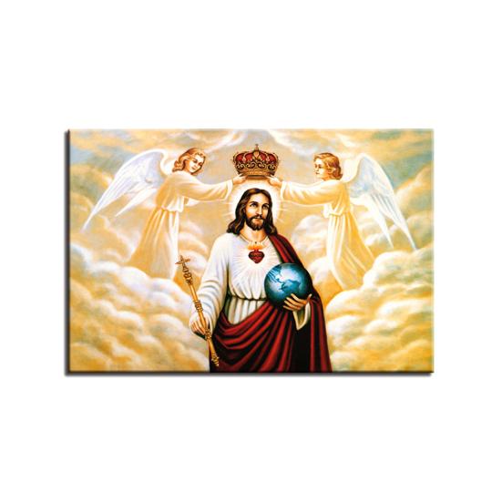 

Щасливої ​​Пасхи Пасхальна картина Ісус Плакат Безрамний візерунок Христа Полотно Чудовий подарунок S