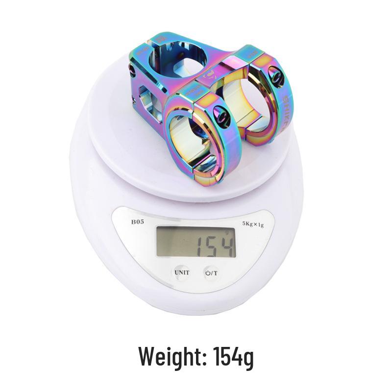 SHIKRA Aluminum Alloy MTB CNC 0° Off-Road Downhill Short Stem 31.8x35mm