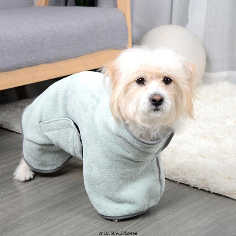 

Pet Dog Bath Towel Dog Bathrobe Microfiber Quick Drying Bathrobe Bath Towels Pet Clohtes Coat Pet Drying Towel Dog Accessories XS зелёный
