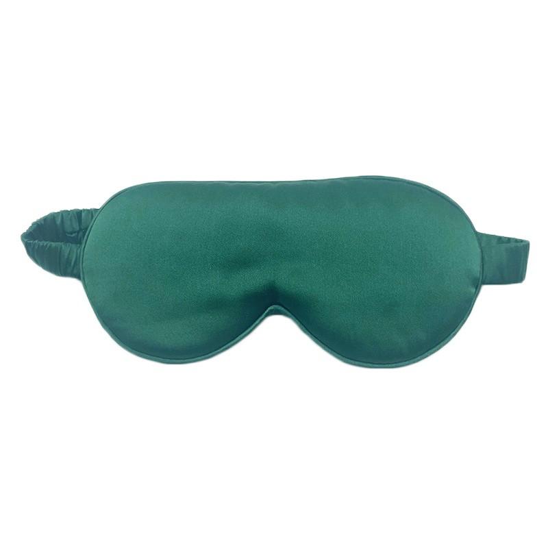 Silk Sleep Eye Mask Dark Room Rest Breathable Light-Blocking Eyeshade In Pure Color Soft Mulberry Comfort Fit