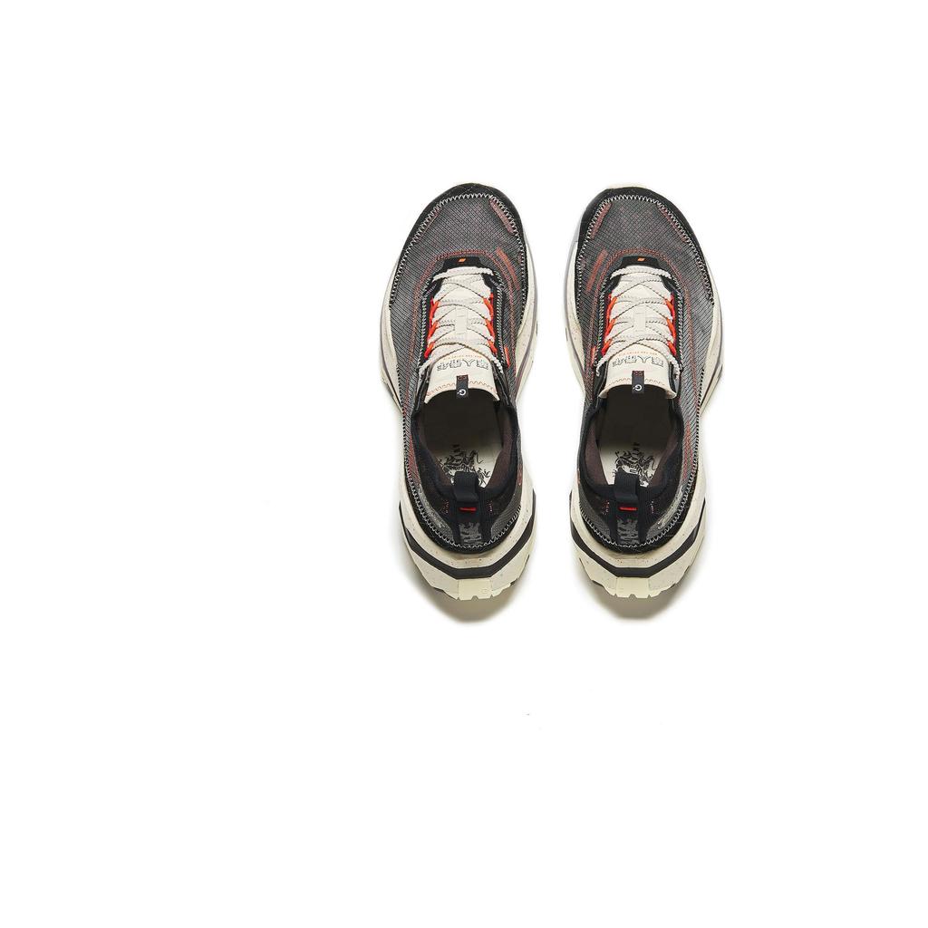 Anta Falcon 1 Black Dragon Shock Absorbing Height Increasing Wear Resistant Breathable Low Top Running Shoes Men sneaker Beige 112426607AS-3