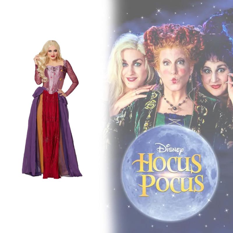 Hocus Pocus Cosplay Costume For Women With Spandex Fabric For Stage Performance