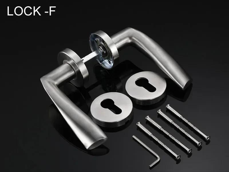 High Quality 304 Stainless Steel  Split Door Lock Handle Fire Door Handle Brushed Surface Multiple Appearances