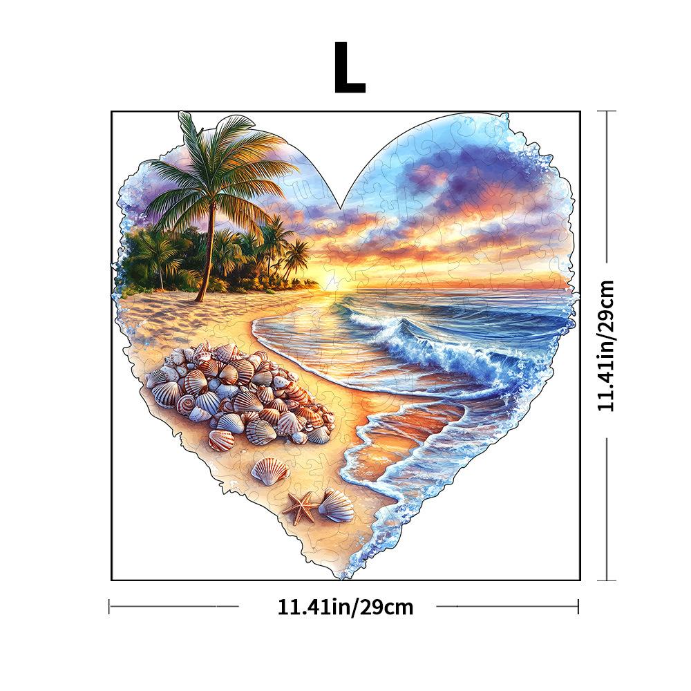 Elephant With Flowers Wooden Puzzle Irregular Small Animal Pieces Flat Wooden Puzzle