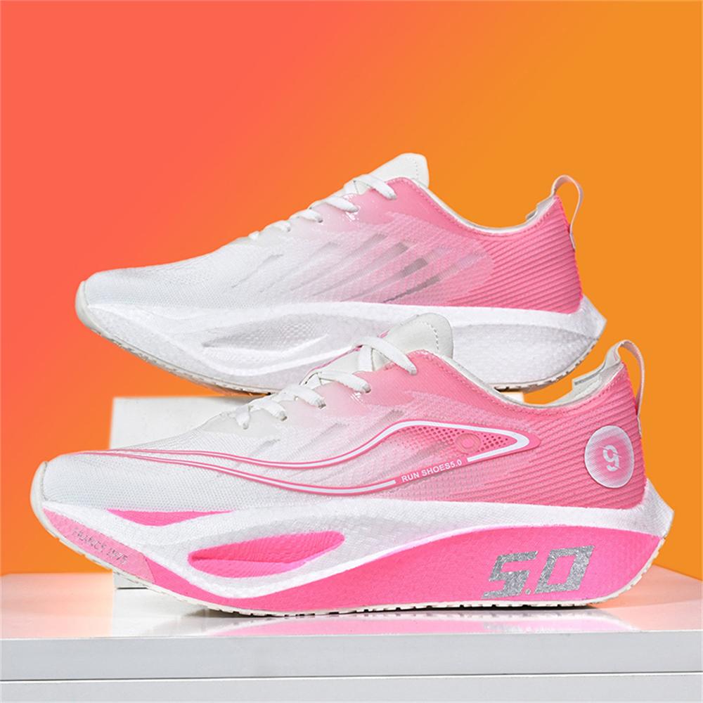 Running Shoes Men Sports Carbon Board Speciality Marathon Breathable Lightweight Women'S Comfortable Nonskid Casual Sneakers