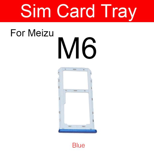 SIM-Karten-Slot-Fach-Halter für Meizu 15 16X M15 U10 U20 Pro 5 Pro 6 7 M6 M6T M6s SIM-Karten-Slot-Adapter Ersatz