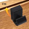 Eave Edge Light Mounting Clips Outdoor String Clips, Black Plastic Organize Hooks, Installation Tools Weather Resistant Snap-on Fasteners for