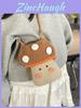 Knit Mushroom Handbag For Women With Soft Wool Material And Stylish Woven Design