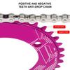 32T/34T/36T/38T 104BCD Fahrrad Rundform Narrow Wide Kettenblatt Kettenrad Fahrrad Kreis Kurbelgarnitur Einzelblatt Teile