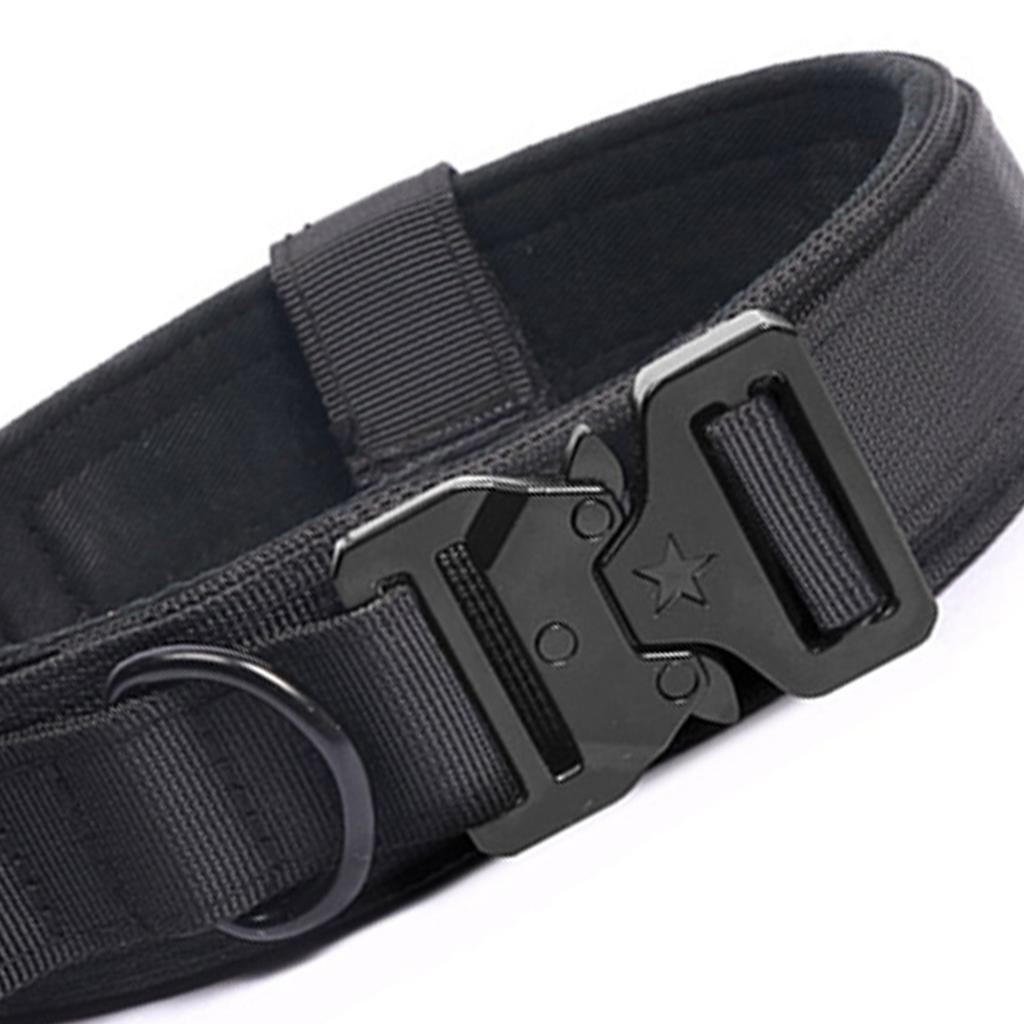 Dog Collar Safe Adjustable Comfortable Military Training Dog Collar for Medium Large Dogs