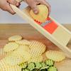 Potato Slicer Wavy Food Mandoline Slicer Stainless Steel Potato French Fry Cutter Slicer Vegetable Slicer Kitchen Gadgets