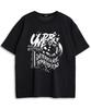 UNDEROFF Oversized Crew Neck Vintage Splatter T-Shirt White