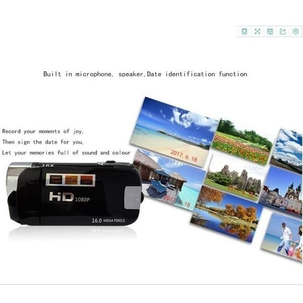 2.7 Inch HD-100A LCD Screen 1080P 16MP 16X Digital Zoom Camera Video DV Night Vision Camera