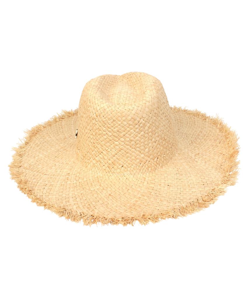 Yunibeosyeolkemiseuteuli Soft Natural Raffia Fedora Panama Hat