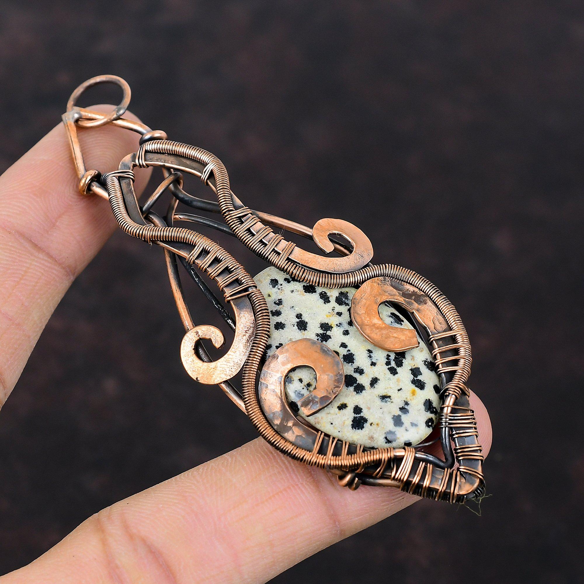 Подвеска из далматинской яшмы — фото 2