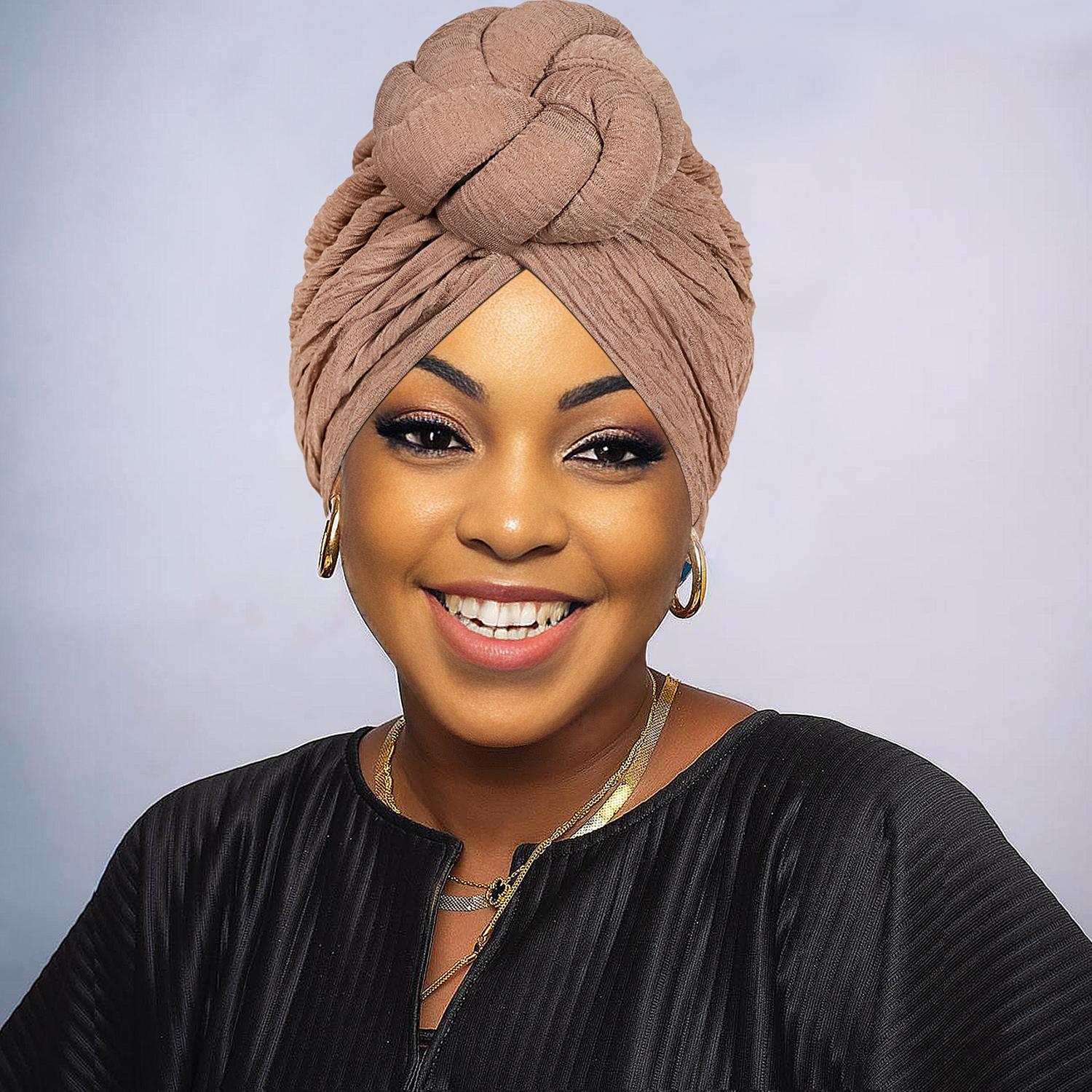 

Африканская мода на плетение узлов, легкая роскошь, преувеличенный стиль, свадьба ручной работы, важные случаи с ношением платков, шляп и т. д. One Size