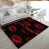 Rose Personalized Text Floor Mat Suitable for Foyer Study room Kitchen Entryway Anti-slip Rug Anime Office Decor