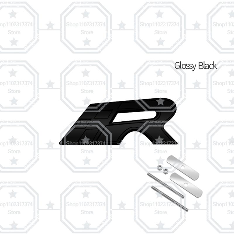 gycsn9 3D R Front Grill Emblem Metal Car Side Badge Decoration Rear Trunk Sticker For 300 LEON 5f IBIZA 6j ATECA Race Flag