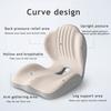 Yousheng Ergonomic Seat Cushion Memory Foam with L-Shaped Design Hollow Air Circulation Lumbar Support Non-Slip Office Chair Cushion
