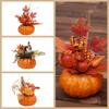 Orange Halloween Pumpkins Sunflower Simulation Flower Pumpkins  Thanksgiving