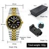 Swiss Watch Men'S Versatile Trend Waterproof Luminous Calendar Business High-End Diamond-Encrusted Handsome Personality Simple Quartz Watch