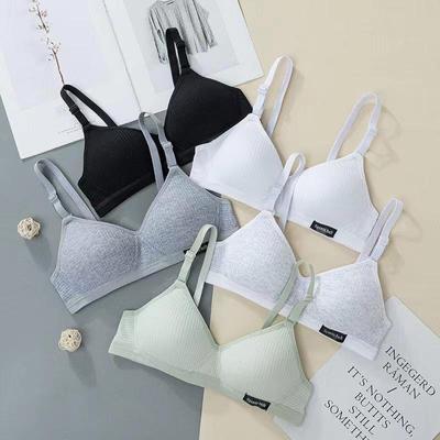 Női Lány Pamut Fehérnemű Melltartó Drótmentes Push Up Fehérnemű Bralette Melltartó Seamleass Melltartók