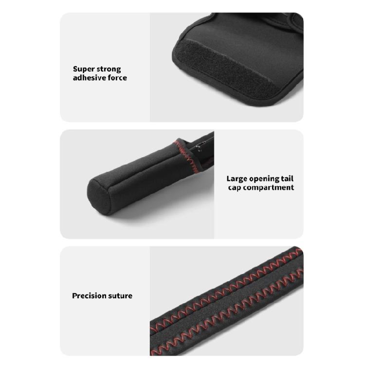 Fishing Rod Tip Sleeve Protector Case Fastening Strap Fishing Rod Glove Fastener Strap Fishing Rod Tip Cover and Rod Tie