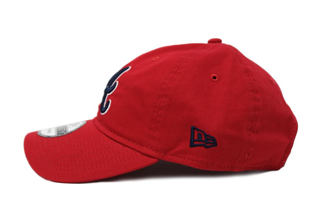 New Era 9TWENTY MLB Atlanta Braves Cap Free Size (Scarlet)