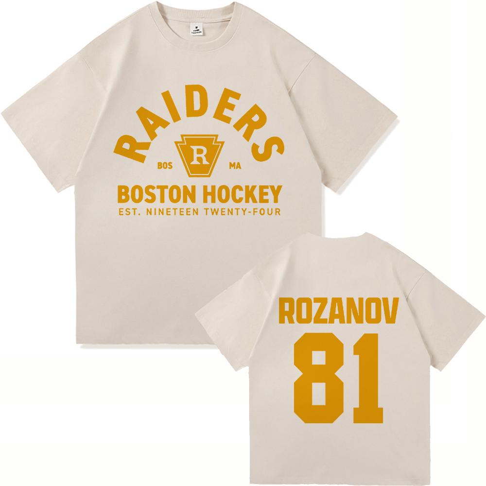 Hollander 24 T Shirt TV Show Heated Rivalry Rozanov 81 Menwomen Clothing Vintage Harajuku High Quality Tops Cotton Tshirts