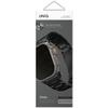 Uniq Osta Apple Watch Strap 42/44/45/    49Mm Series 1/2/3/4/5/6/7/8/9/10/Se/Se2/Ultra/Ultra 2 Stainless Steel Black/Midnight Black