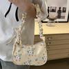 Fashionable Floral Minimalist Underarm Bag  Shoulder Bag Japanese Handbag