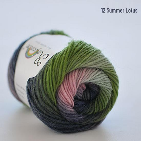 Gradient Rainbow Wool Knitted Jacket, Scarf & Shawl Yarn – Soft & Luxurious DIY Knitting Wool