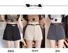 2025 New Korean Style Women's High Waist White Summer Shorts, Slimming Wide Leg Casual Pants
