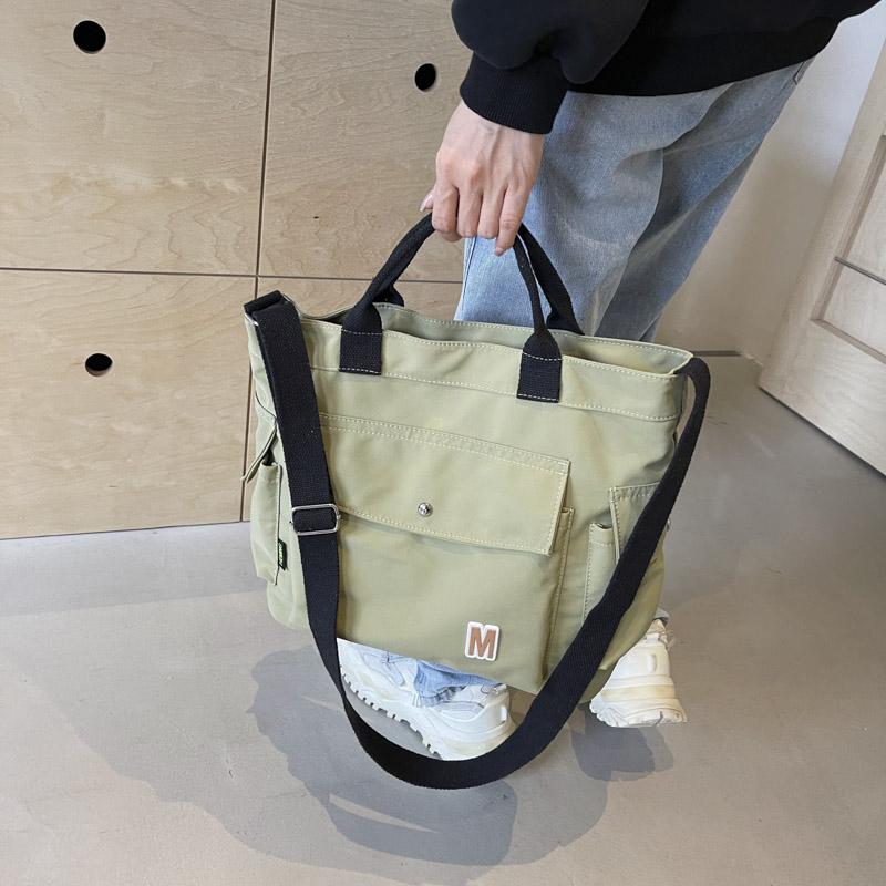 Женские сумки женские Оксфордские сумки-тоут клатч женские сумки через плечо хаки — фото 13