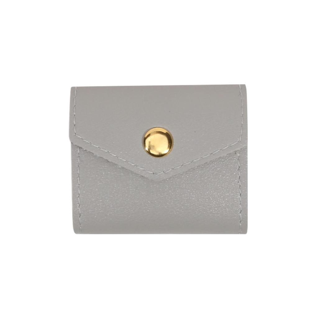 Cute Mini Jewelry Storage Bags Microfiber Leather Gifts Earring Ring Organizer Snap Button Necklace Packaging Pouch