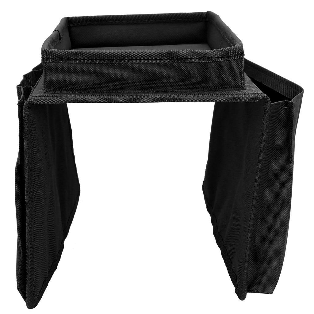 4 Pockets Sofa Armrest TV Remote Control Organizer Armchair Couch Bag with Cup Holder Tray