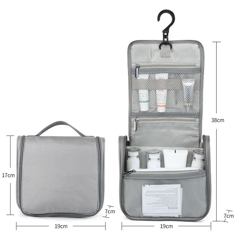 Nylon Mesh Washing Supplies Storage Bag Multifunction Waterproof Travel Storage Handbag Large Capacity Hanging Bags Workout Gear