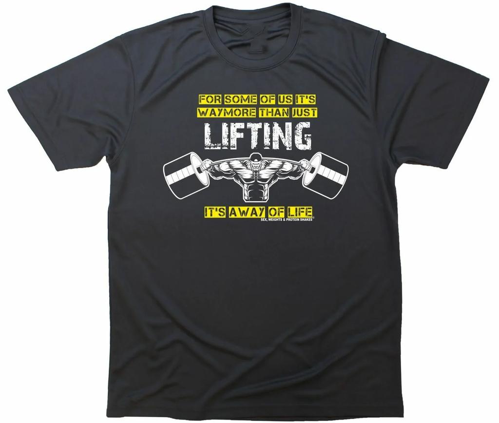 Lifting A Way of Life Gym Deadlift Weightlifting Fitness TShirt 100 Cotton ONeck Short Sleeve Casual Mens Tshirt Size S3XL