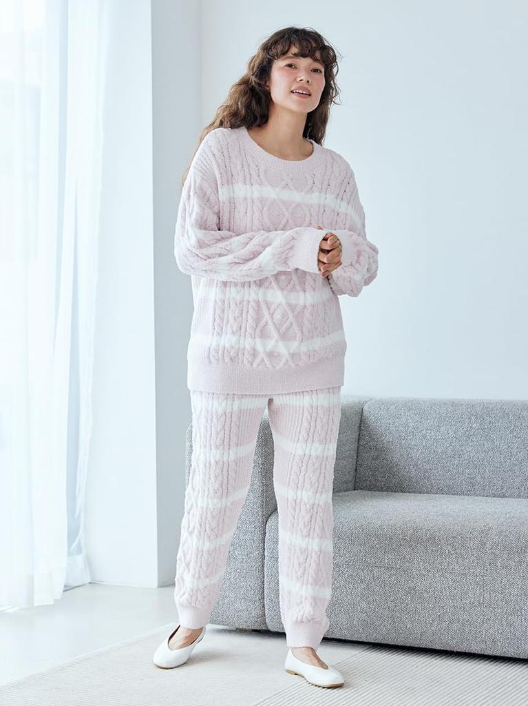 Gelato Pique Baby Moco Ran Border Pullover PWNT245053 IVR Free Size Women's